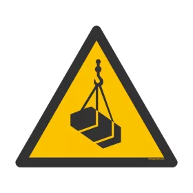   Pozor! Zavesené bremeno – bezpečnostné podlahové značenie 300 mm