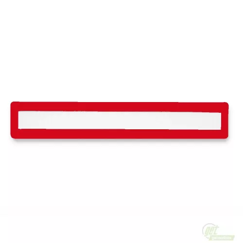 GEToolbox® Hlavičky pre držiaky dokumentov "LITE" A4 Vertikálne červená