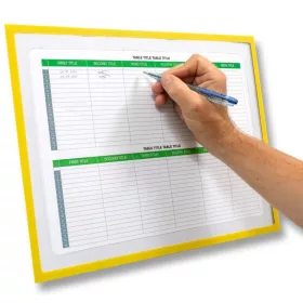   GEToolbox® "LITE" CUT-OUT držiak dokumentov A3 žltá