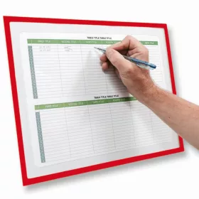   GEToolbox® "LITE" CUT-OUT držiak dokumentov A3 červená