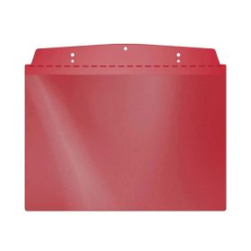 Vizuálne vrecko, A4 na šírku, samolepiace, červená