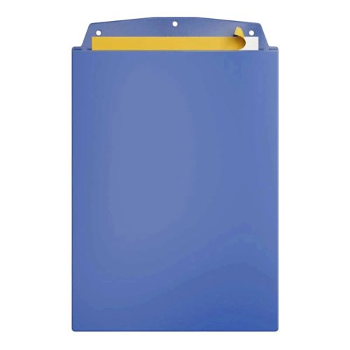 Vizuálne vrecko, A4 na výšku, samolepiace, SIGNAL BLUE
