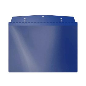 Vizuálne vrecko, A4 na šírku, zavesiteľné, SIGNAL BLUE