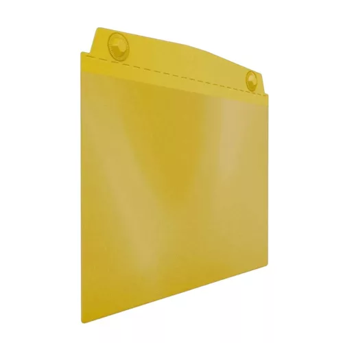 Vizuálne vrecko, A6 na šírku, s silnými magnetmi, TRAFFIC YELLOW