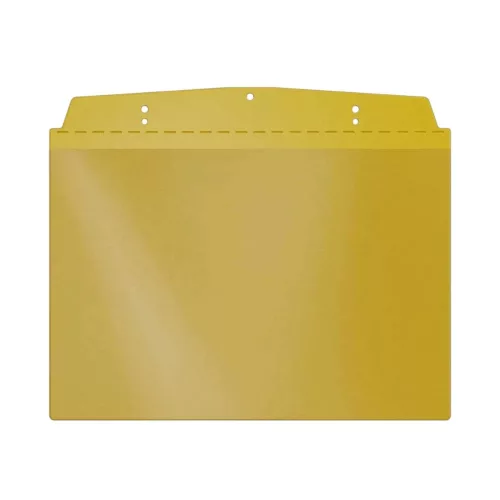 Vizuálne vrecko, A6 na šírku, s magnetickým pásikom, TRAFFIC YELLOW
