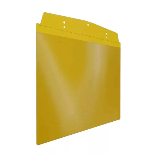 Vizuálne vrecko, A6 na šírku, s magnetickým pásikom, TRAFFIC YELLOW