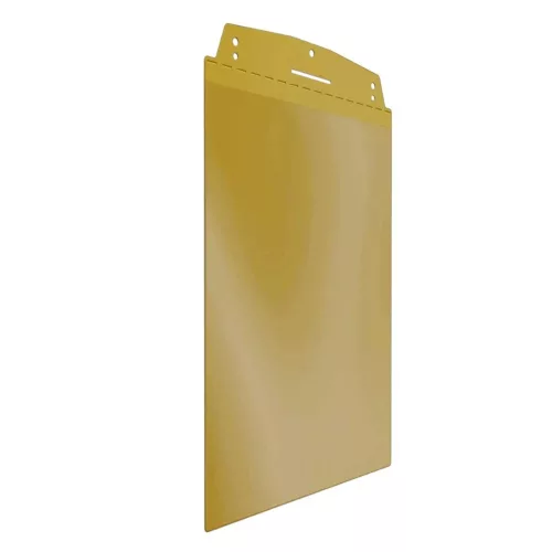 Vizuálne vrecko, A4 na výšku, s magnetickou lištou, TRAFFIC YELLOW