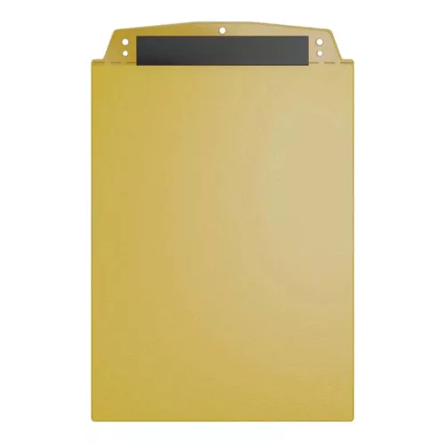 Vizuálne vrecko, A4 na výšku, s magnetickou lištou, TRAFFIC YELLOW