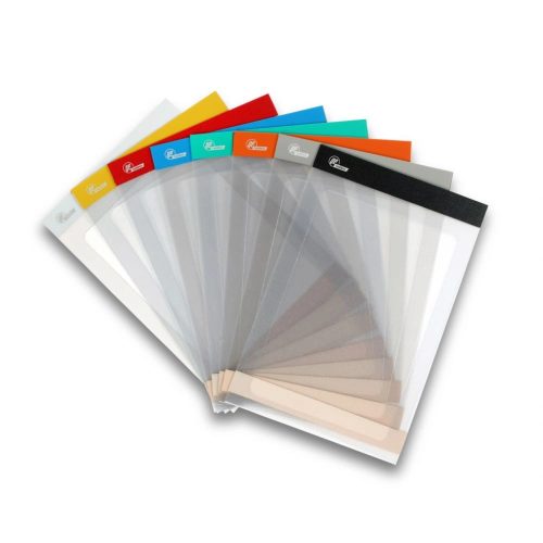 "QUICK CHANGE" Samolepiaci držiak na dokumenty A4 portrét modrá