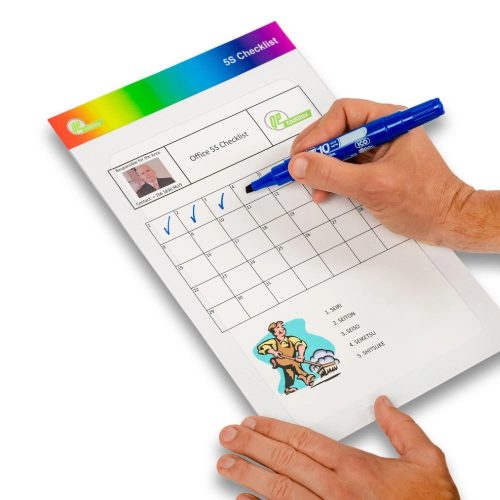 "QUICK CHANGE" Magnetický držiak na dokumenty A4 portrét zelená