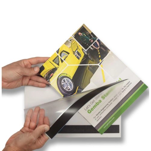 "QUICK CHANGE" Magnetický držiak dokumentov DESIGN A3 portrét oranžová