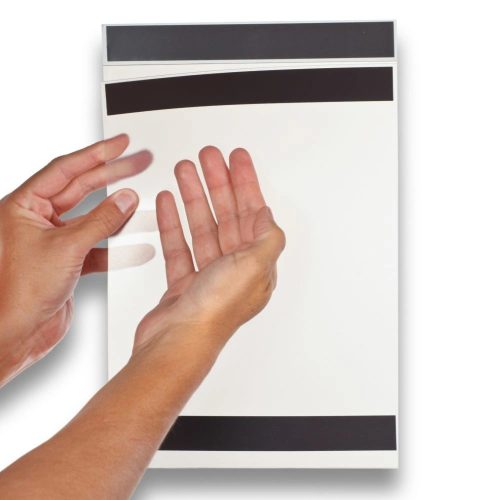 "QUICK CHANGE" Magnetický držiak na dokumenty, ktorý sa dá zotrieť